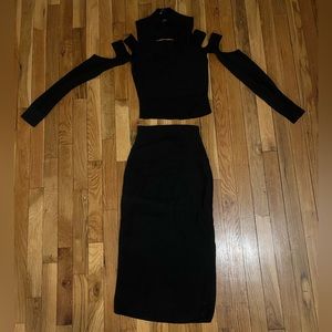 Express cutout sweater coordinate set